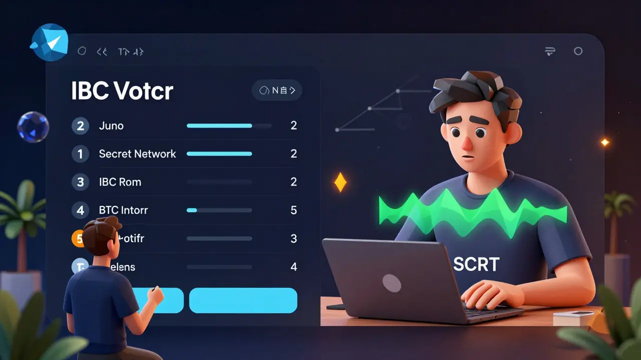 Contrasting user interfaces: beginner overwhelmed by settings vs. expert making seamless cross-chain swap.