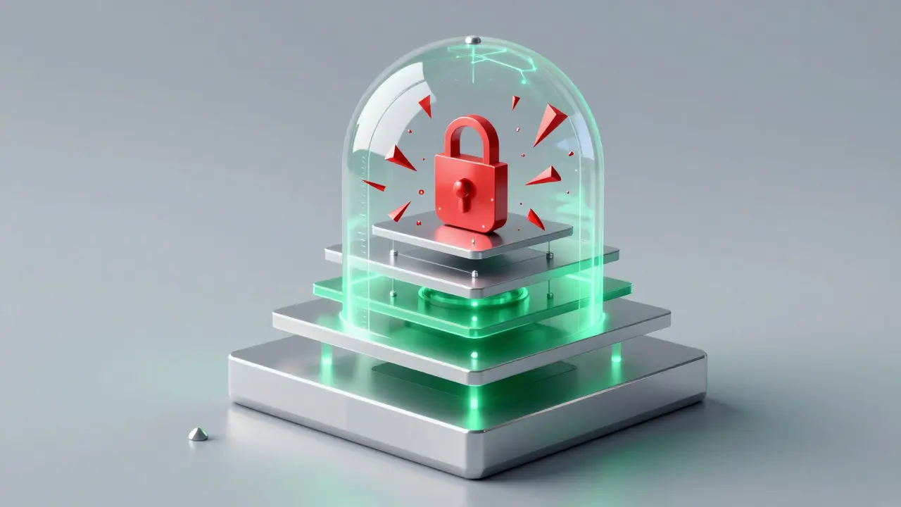 Shield protecting layered blockchain technology