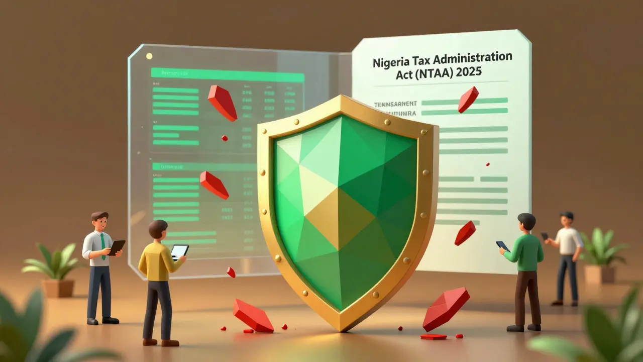 Low poly shield protecting users from fraud with tax ledger