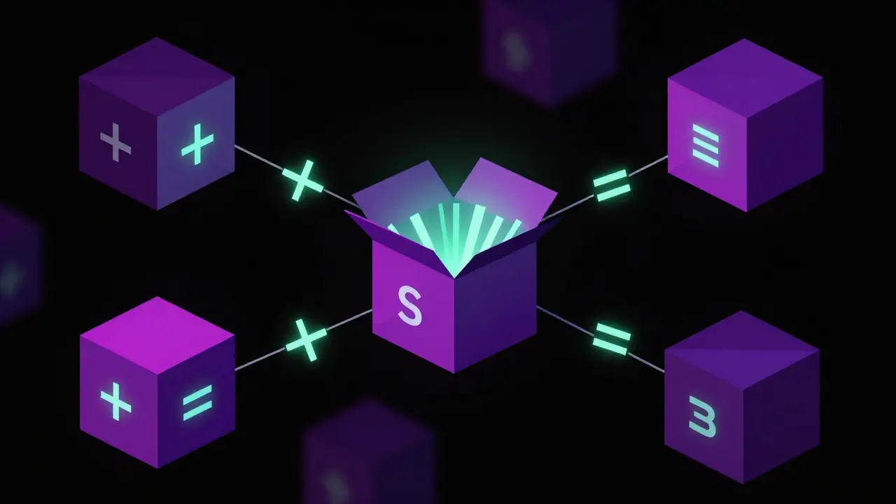 Geometric locked boxes balancing crypto math