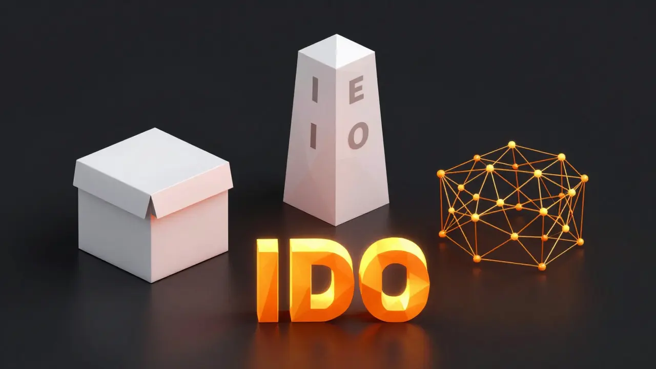 Low poly geometric comparison of ICO, IEO, and IDO structures