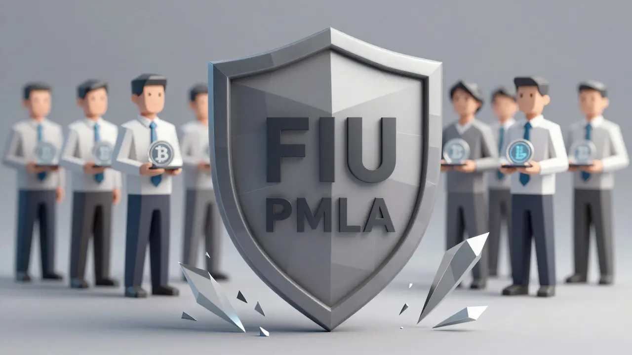 Low poly shield filtering crypto transactions under new regulations