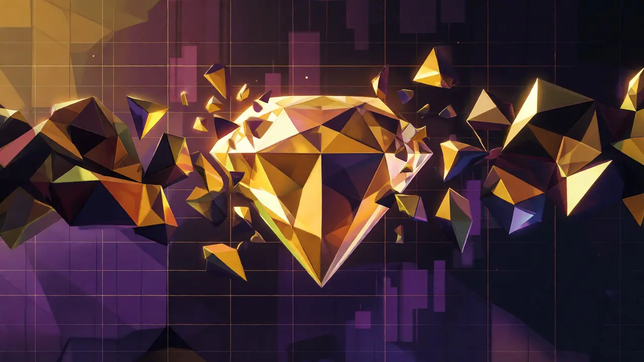 Abstract low poly art showing opportunity cost vs attack risk
