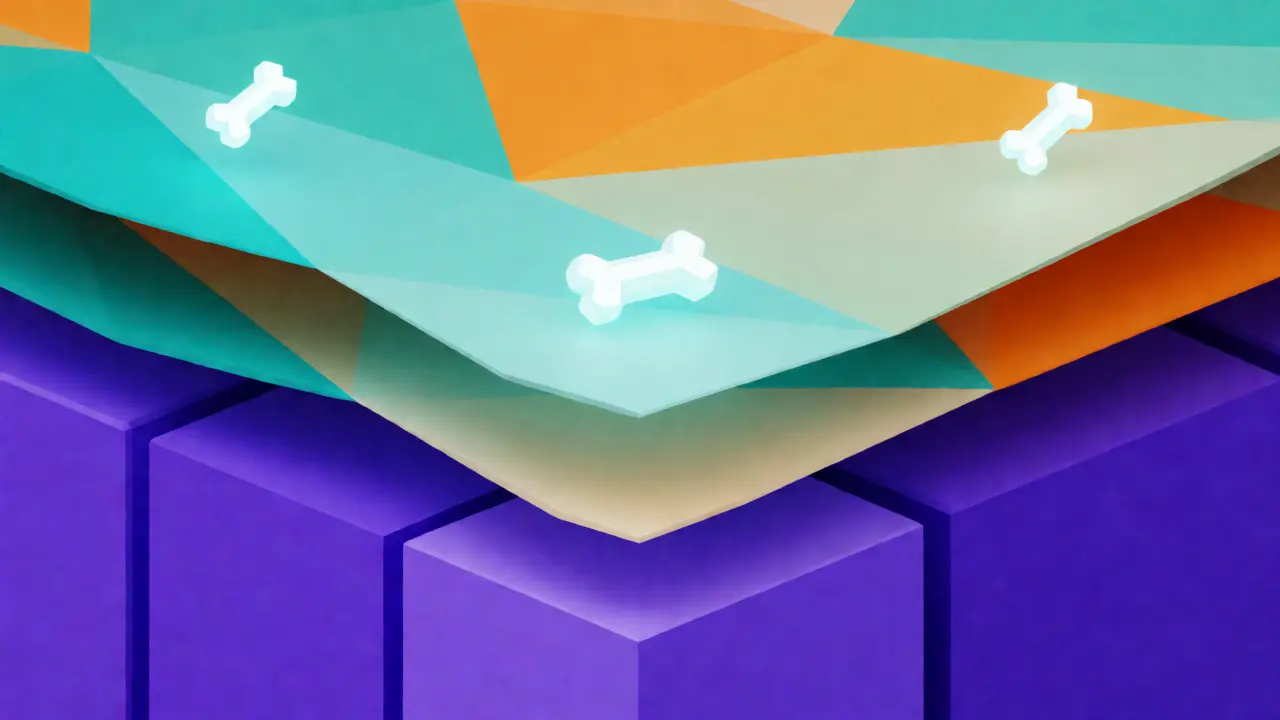 Abstract low-poly visualization of Shibarium Layer 2 scaling